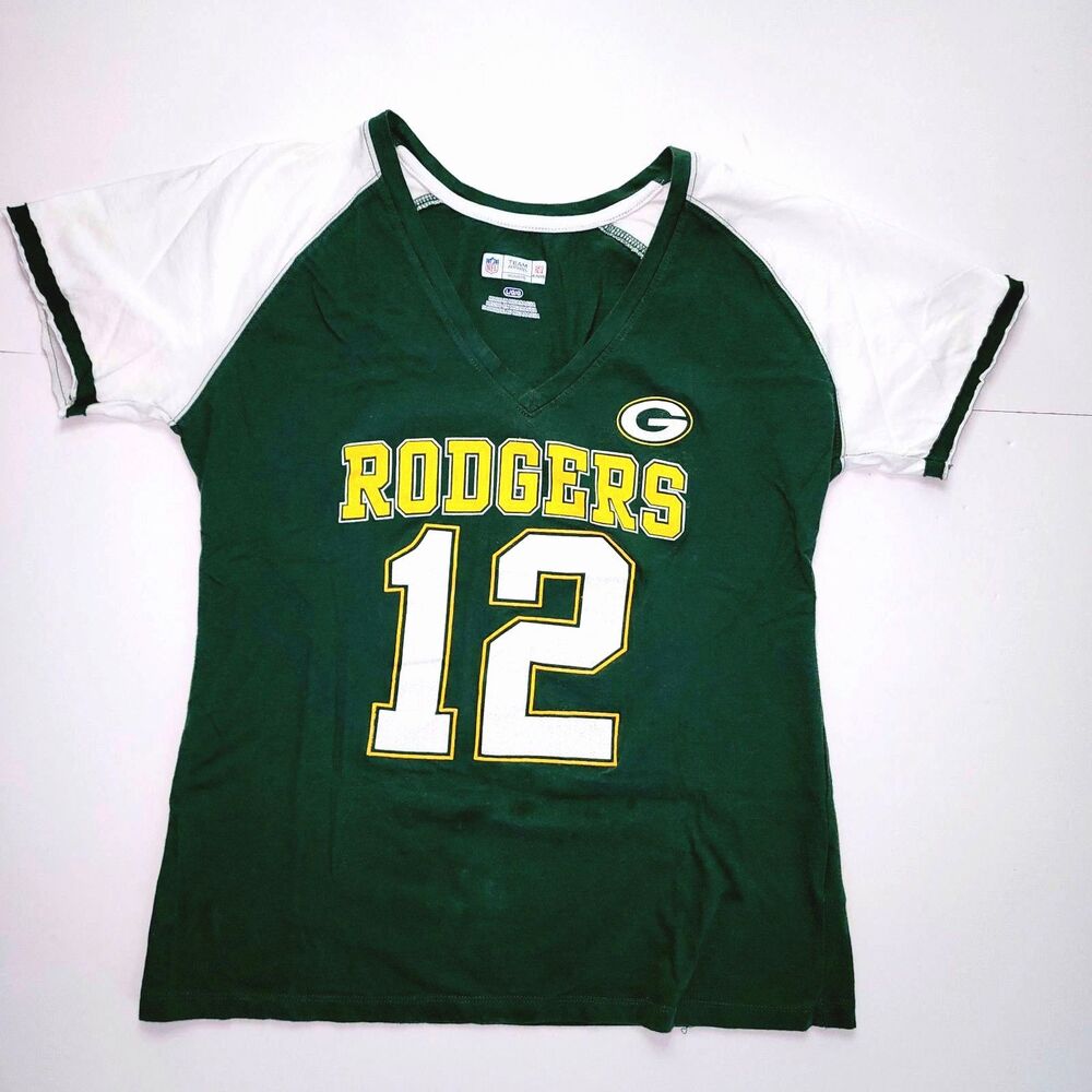 NFL Aaron Rodgers Green Bay Packers Women's Football Jersey Size L